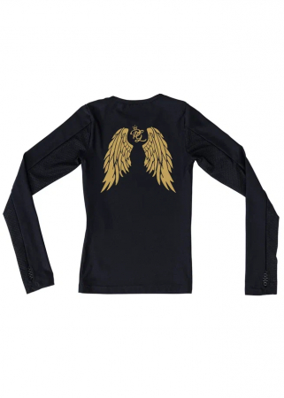 Футболка длинный рукав PG с вырезом для пальца